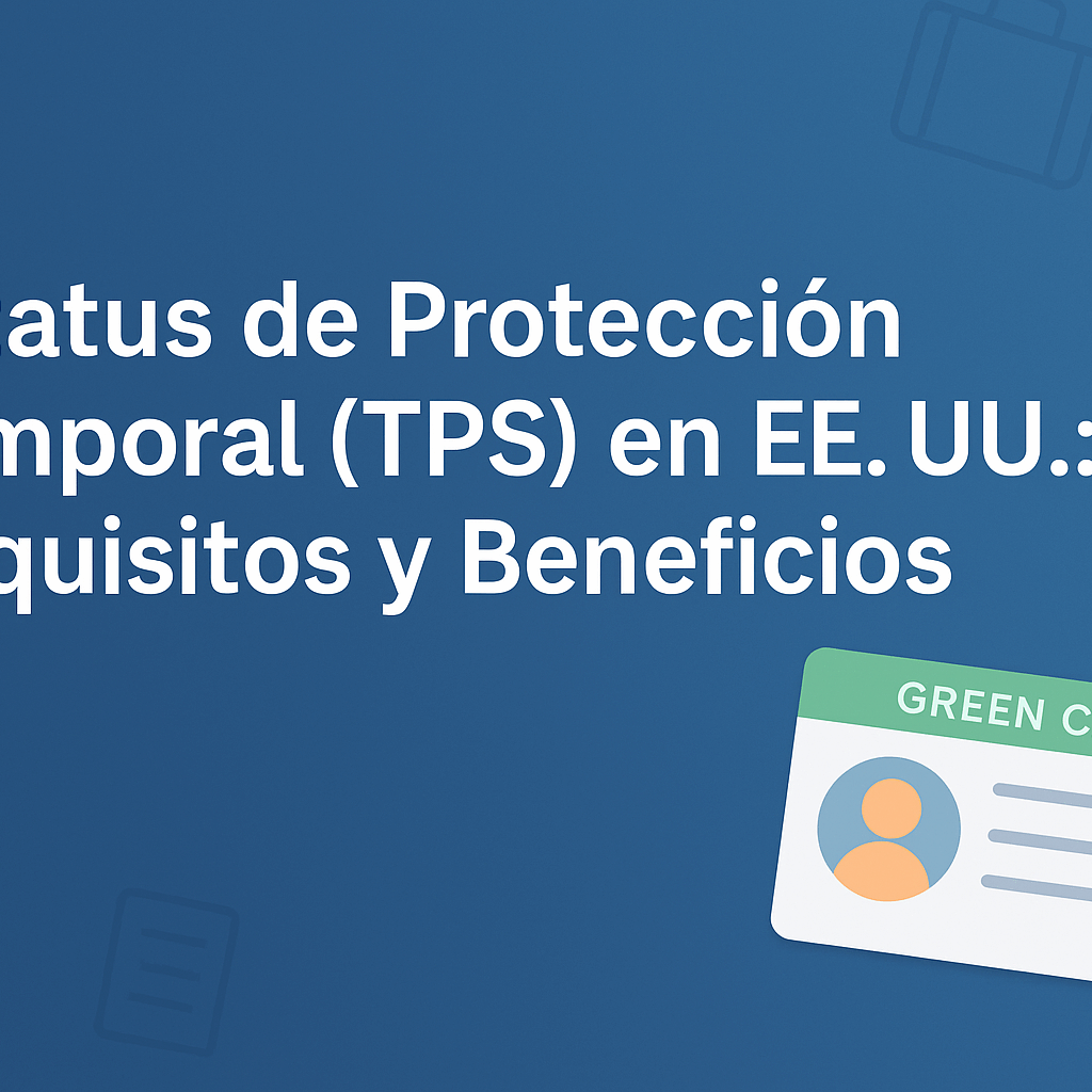 estatus de proteccion temporal requisitos y beneficios