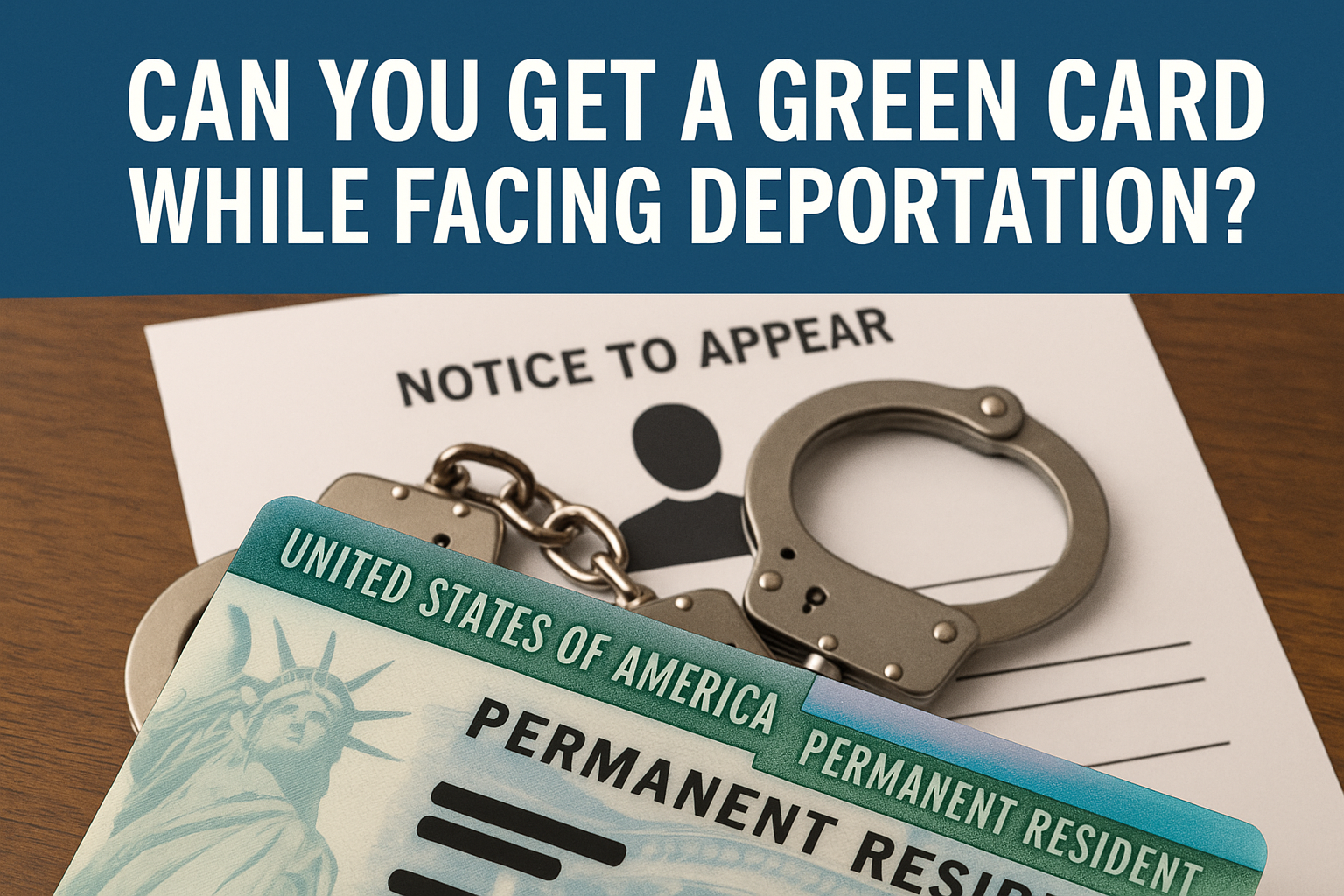 can you get a green card while facing deportation