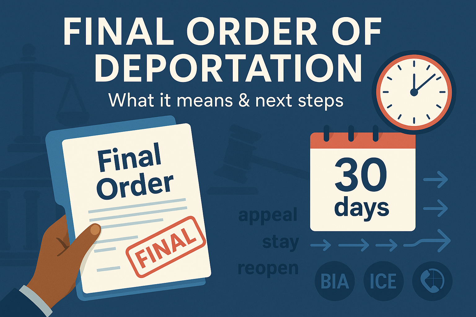 what is final order of deportation