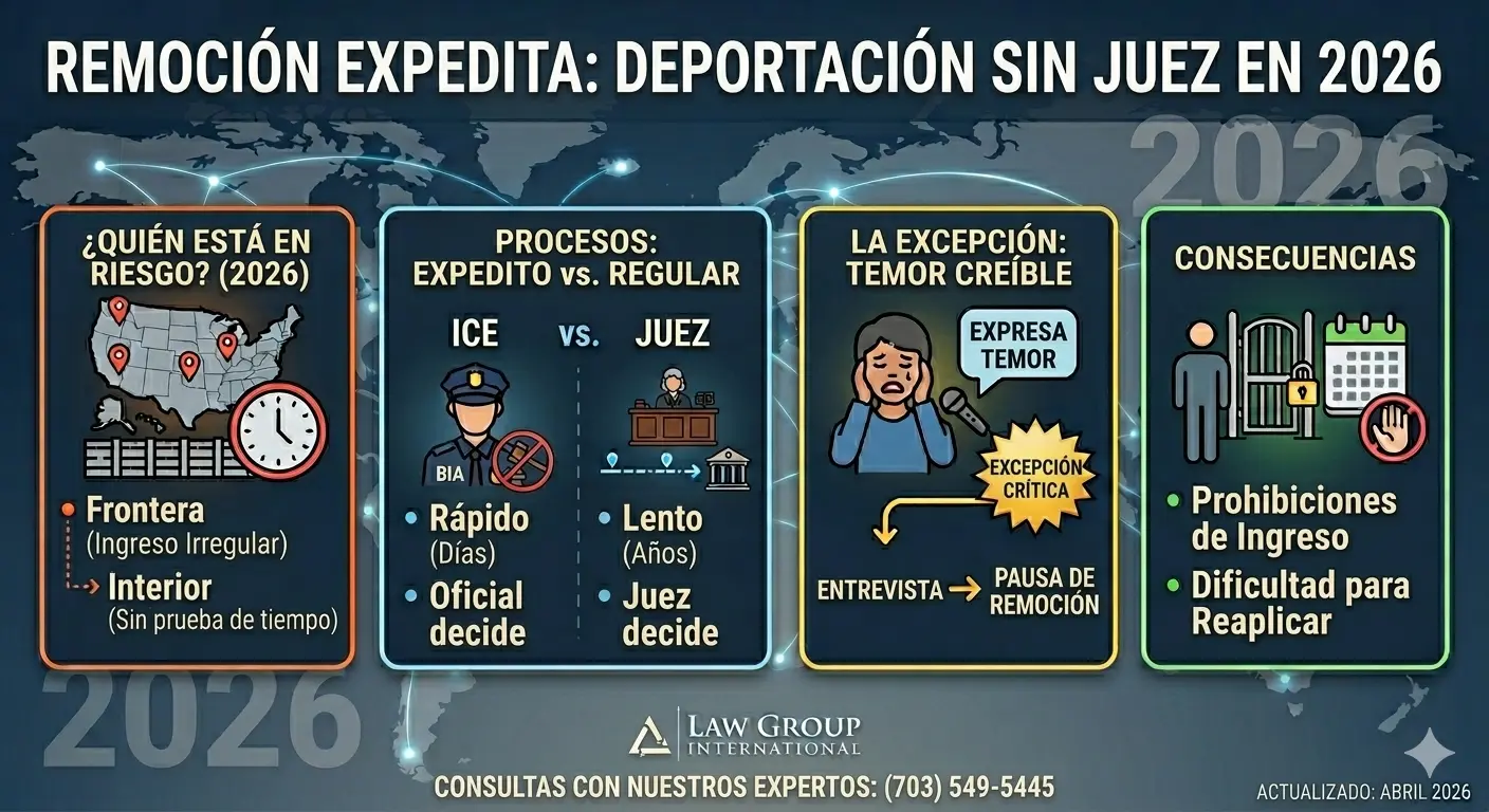 Explicación de la remoción expedita