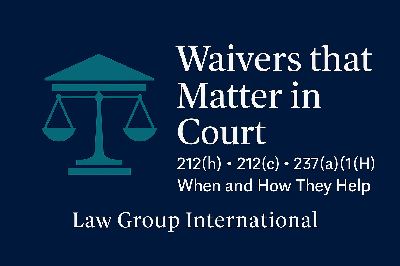 Most relevant waivers in court