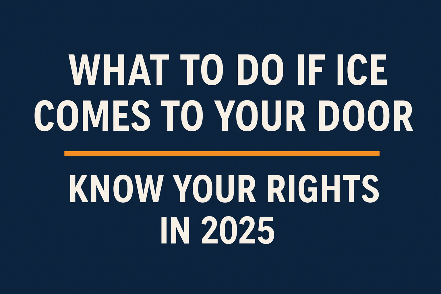 ICE arrests rights
