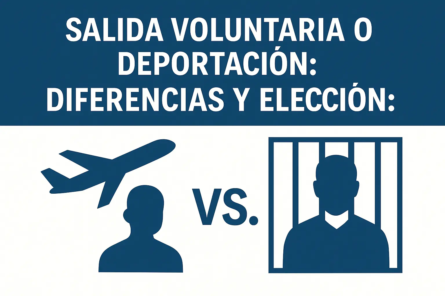 salida voluntaria y deportación diferencias