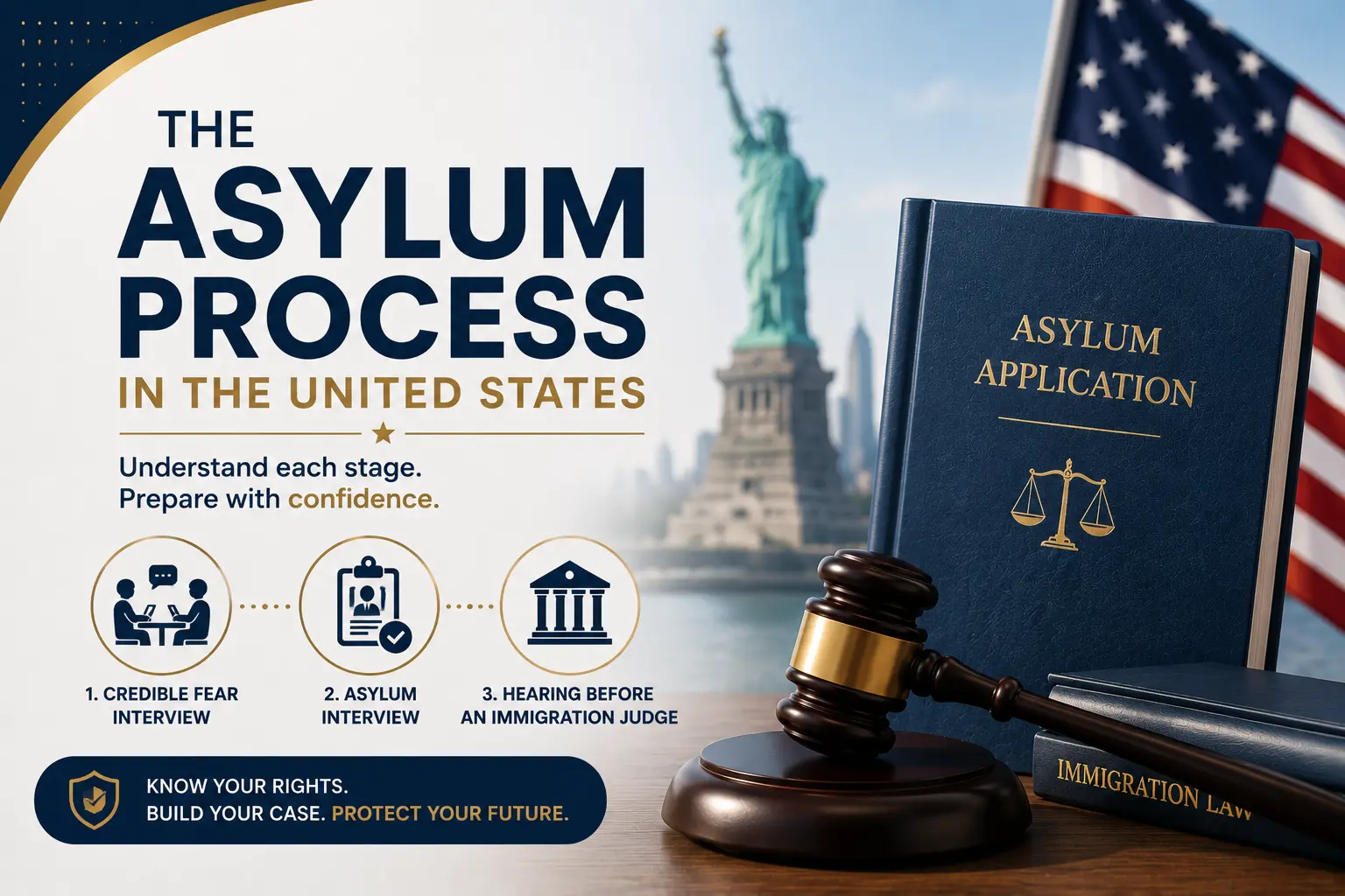 How does the asylum process en United States work?