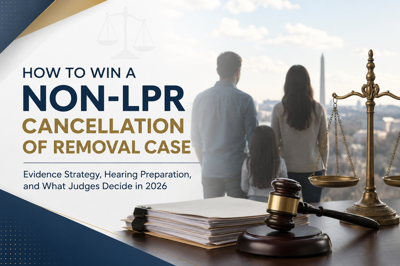 How to win a Non LPR Cancellation Removal Case