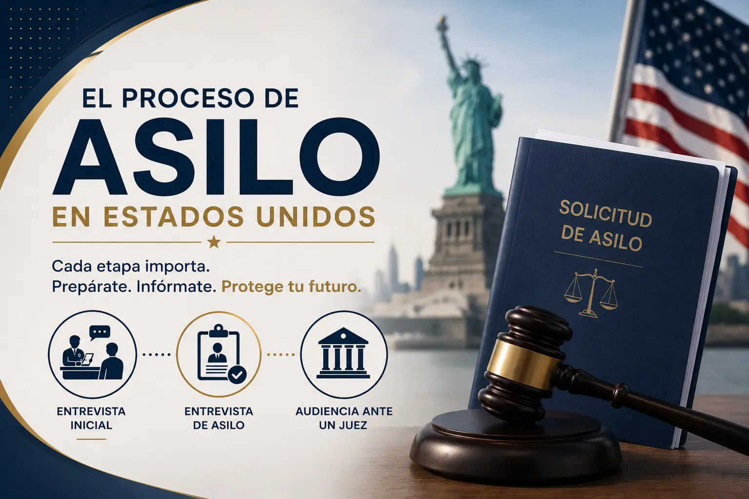 Cómo funciona el proceso de asilo en estados unidos