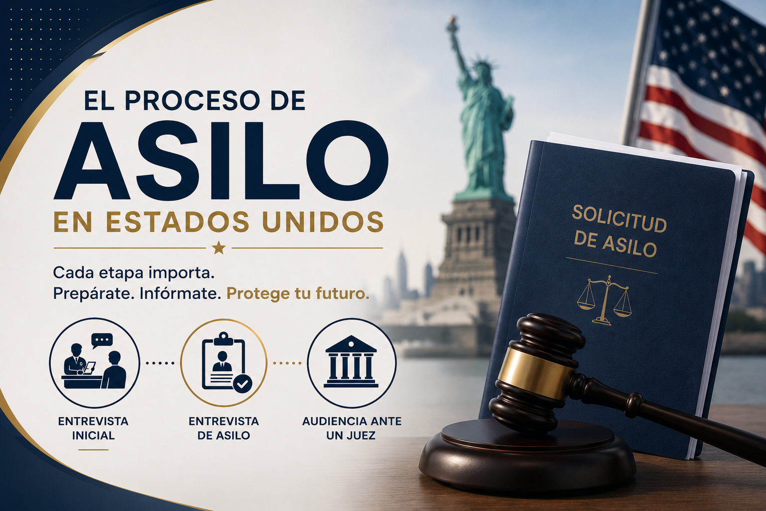 Cómo funciona el proceso de asilo en estados unidos