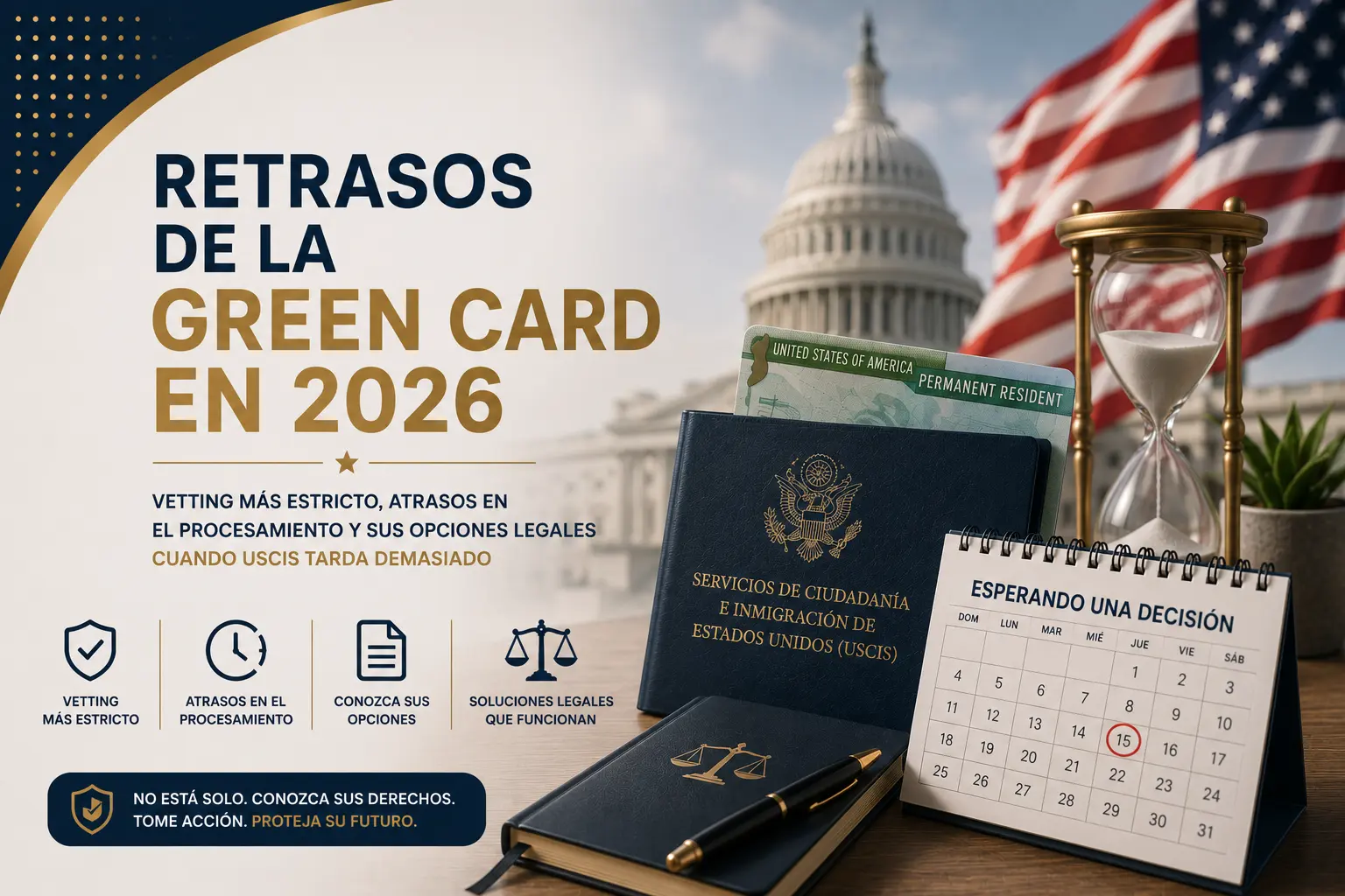 Qué retrasos en las green card de estados unidos han sucedido