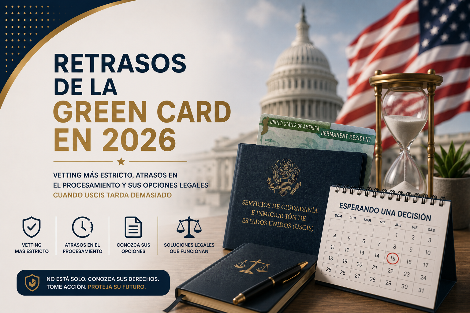 Qué retrasos en las green card de estados unidos han sucedido