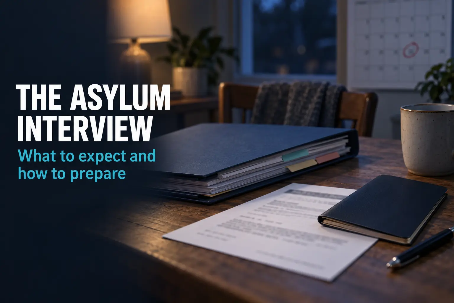 Asylum interview preparation: evidence folder ready 14 days before the USCIS appointment