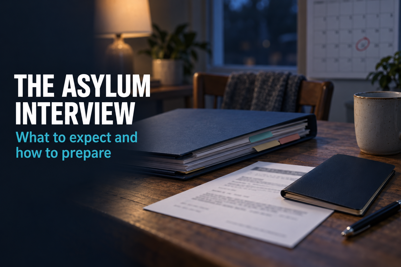 Asylum interview preparation: evidence folder ready 14 days before the USCIS appointment