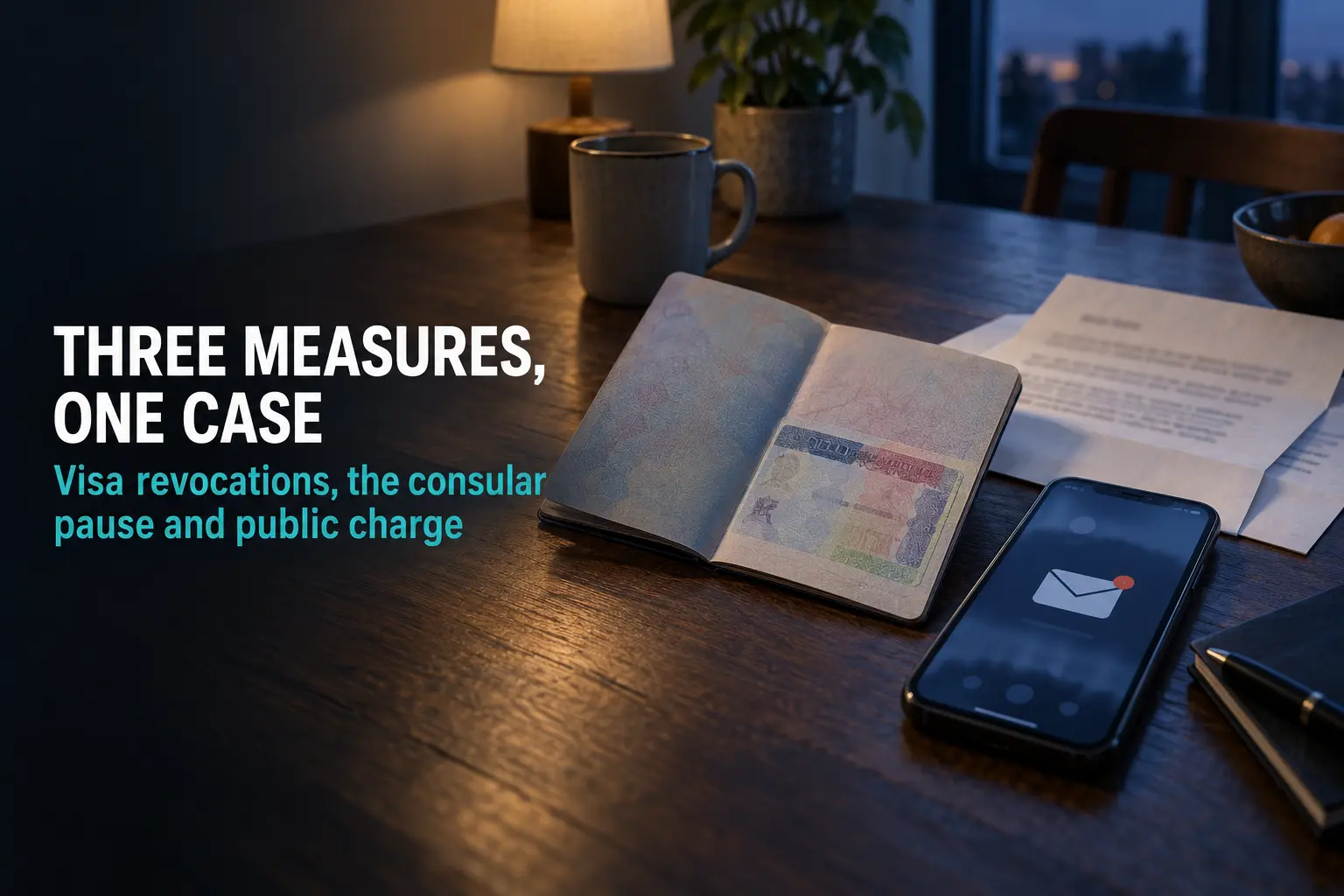 B1 B2 visa revoked asylum; immigrant visa appointment pause; public charge rule September 18
