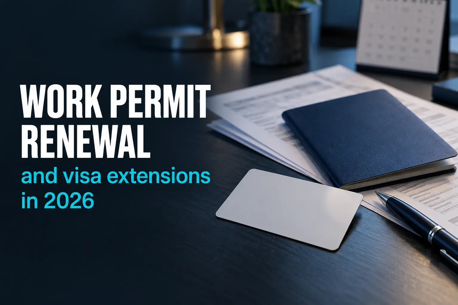 Documents for a work permit renewal